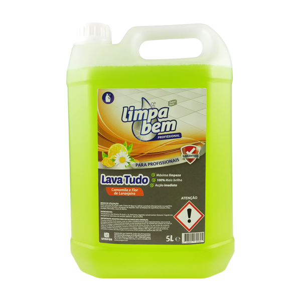 Lava Tudo Camomila e Flor Laranjeira 5L