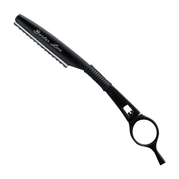 Navalha Preta com Protetor Barber Line