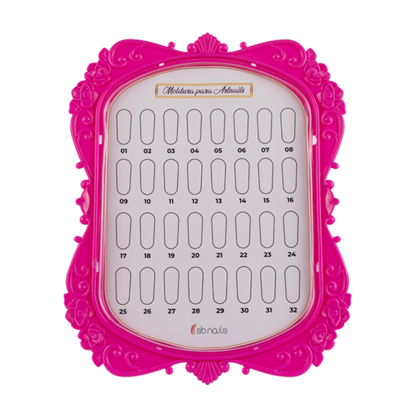 Expositor Moldura Rosa
