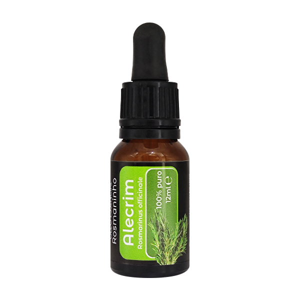 Óleo Essencial 100% Puro Rosmaninho Alecrim 12ml