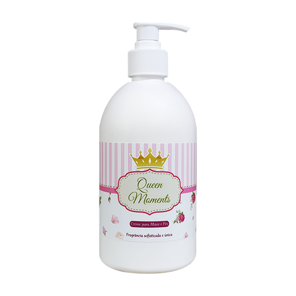 Creme de Mãos e Pés Queen Moments 500ml