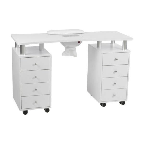 Mesa Lux in Bianco com Aspirador