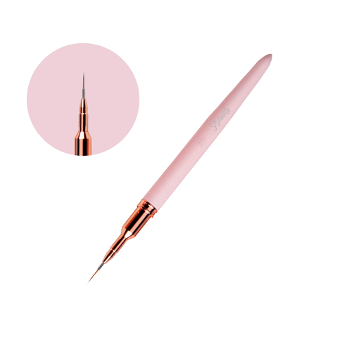 Pincel Liner 0 Premium Rosa Bebê