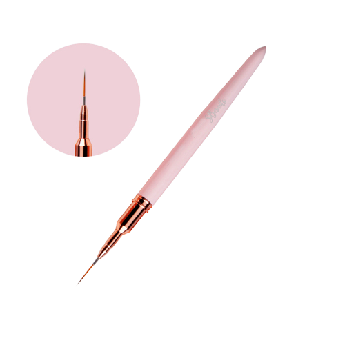 Pincel Liner 00 Premium Rosa Bebê Sbnails