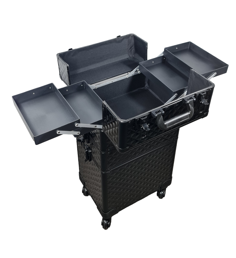 Trolley Profissional para Manicure Preto Diamante