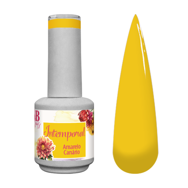 Verniz Gel Intemporal Amarelo Canário 10ml