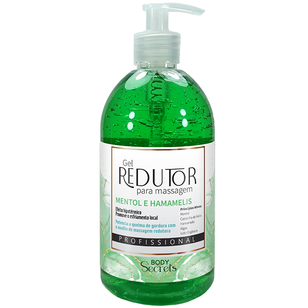 Gel Redutor Mentol e Hamamelis 500ml