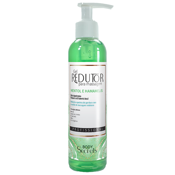 Gel Redutor Mentol & Hamamelis 200ml