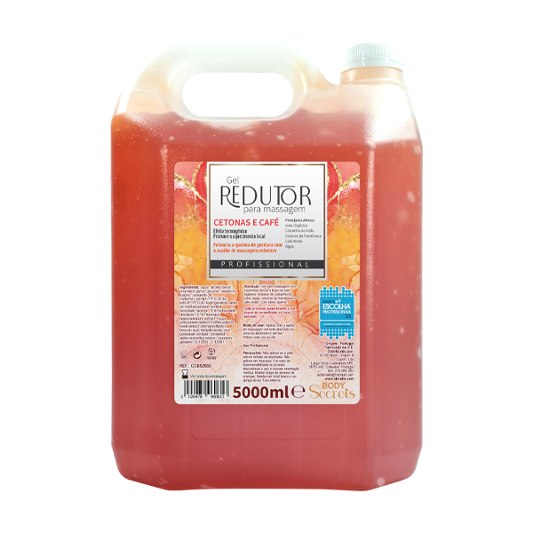 Gel Redutor Cetona e Café Efeito Quente 5000ml