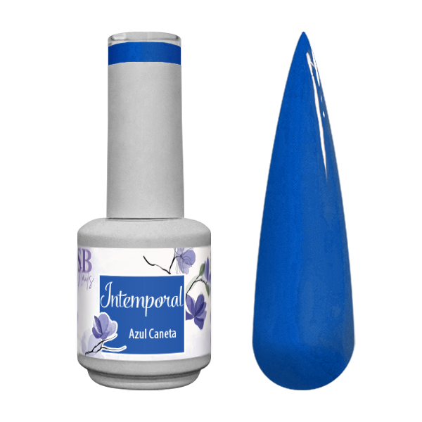 Verniz de Gel Intemporal Azul Caneta 10ml