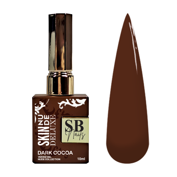 Verniz Gel Skin Nude Deluxe Dark Cocoa 10ml