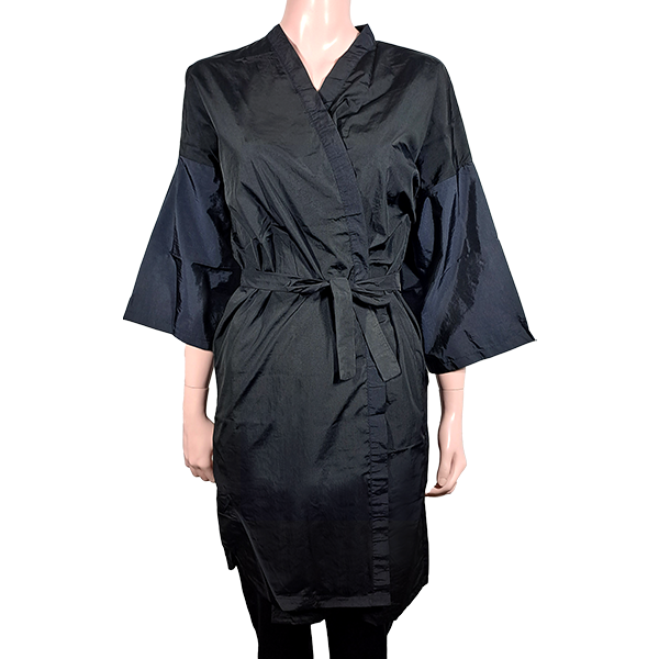 Kimono Cabeleireiro Microfibra Preto