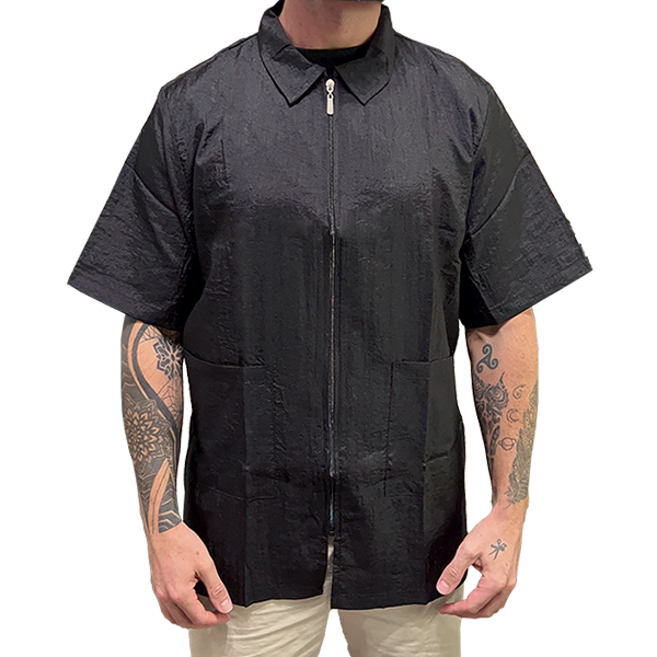 Jaleco Barber Microfibra com Zipper L