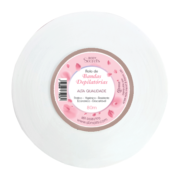 Rolo de Bandas Depilatórias Body Secrets 80m