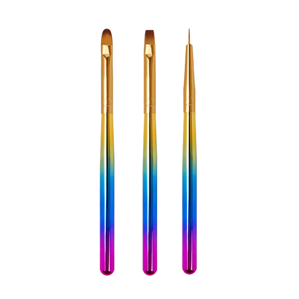 Kit Pincéis Expert Arco Iris