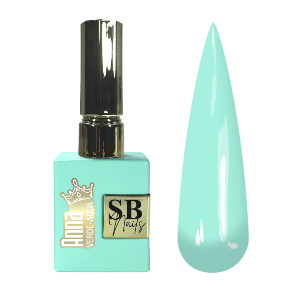 Verniz Gel Anna Verde-Água 10ml