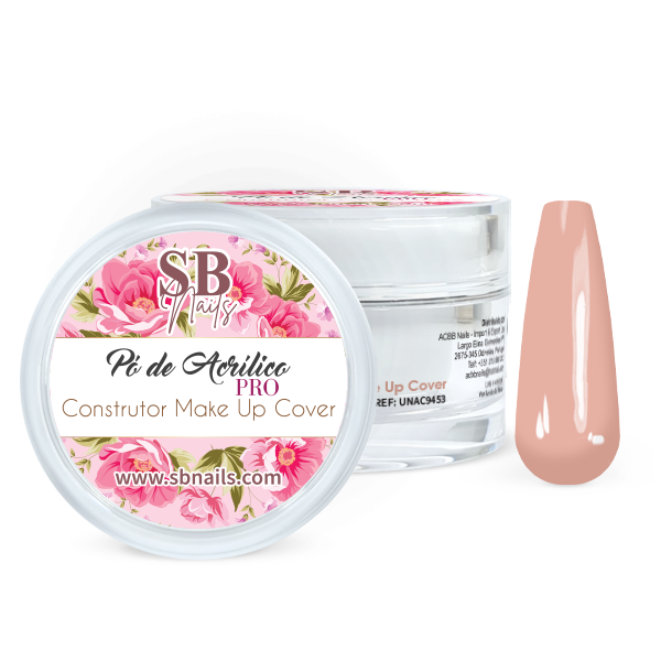 Pó Acrílico Construtor Make Up Cover 30g