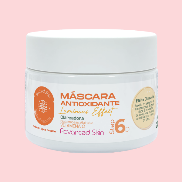 Máscara Alginatos Antioxidante Luminous Effect 200g Perfect Skin