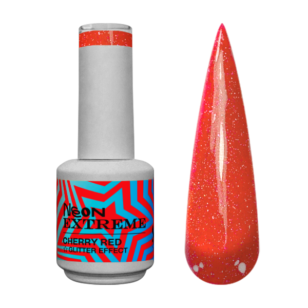 Verniz Gel Neon Extreme Cherry Red 10ml