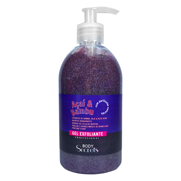 Gel Exfoliante Bambu, Açai e Grainha de Uva 500ml