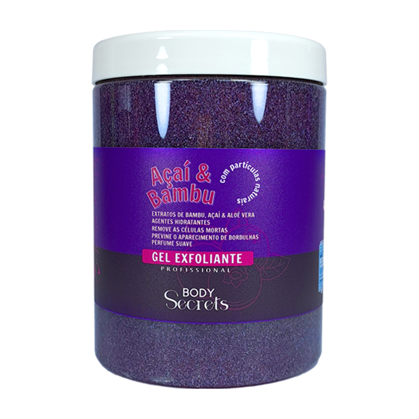 Gel Exfoliante Bambu, Açai e Grainha de Uva 1000ml