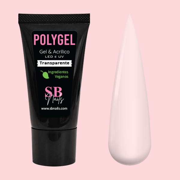 Polygel Vegano Bisnaga Transparente SBNails 30g