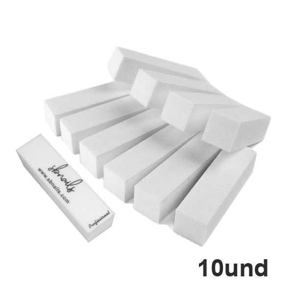Bloco para Polir | Bloco de Polimento Branco 10und