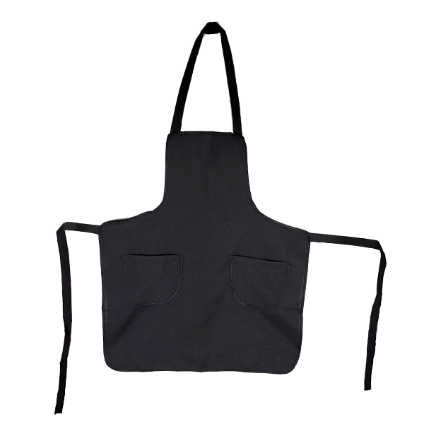Avental Feminino Poliéster Preto