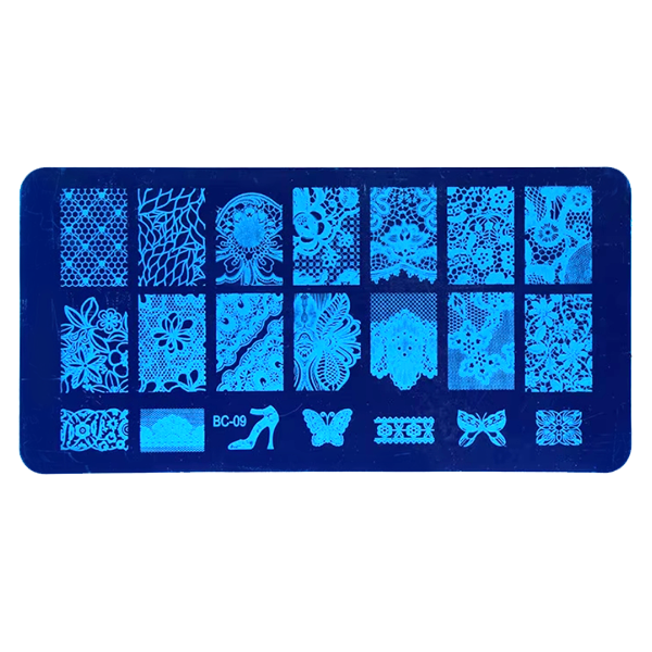 Placa Carimbo Lace Symbol