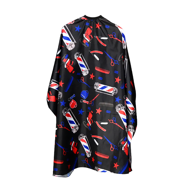 Capa Corte Barbeiro BarberShop Preto