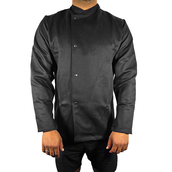 Jaleco Masculino de Sarja Preto S