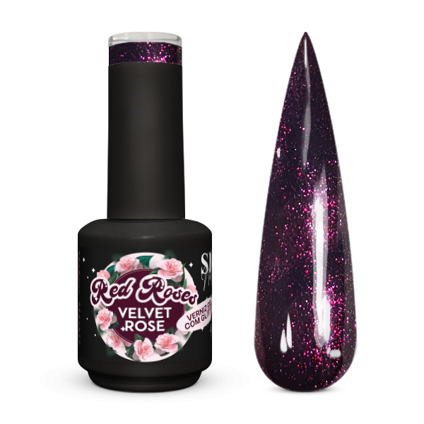 Verniz Gel Red Roses Velvet Rose 10ml