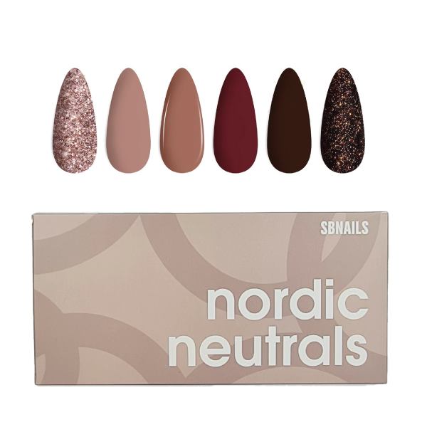 Coleção Nordic Neutrals Box 6 und SB Nails
