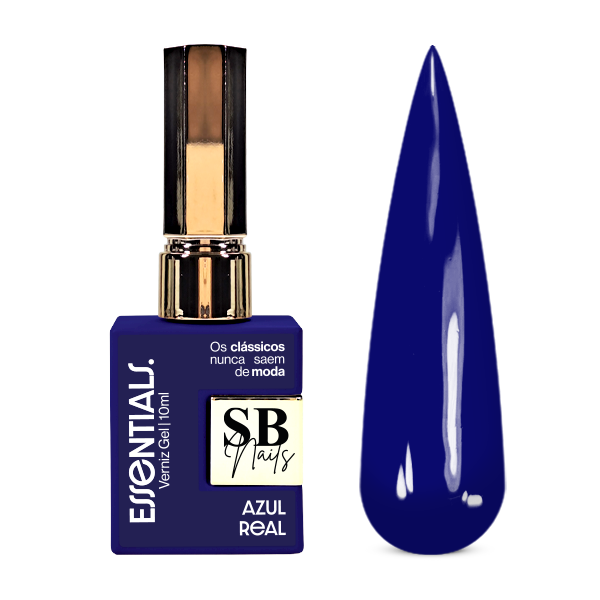 Verniz Gel Essentials Azul Real 10ml