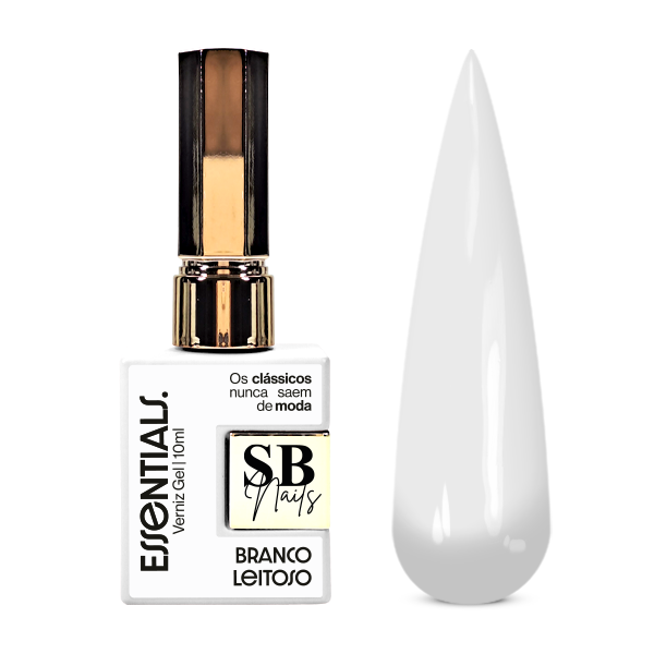 Verniz Gel Essentials Branco Leitoso 10ml