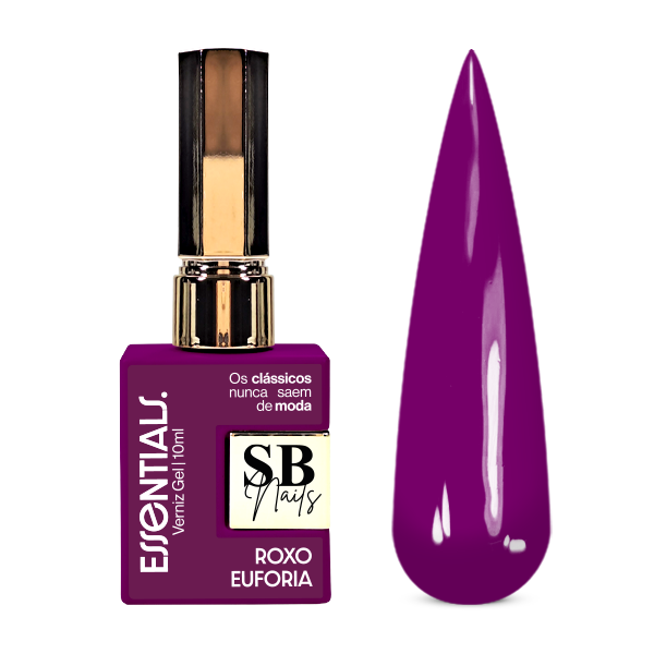 Verniz Gel Essentials Roxo Euforia 10ml