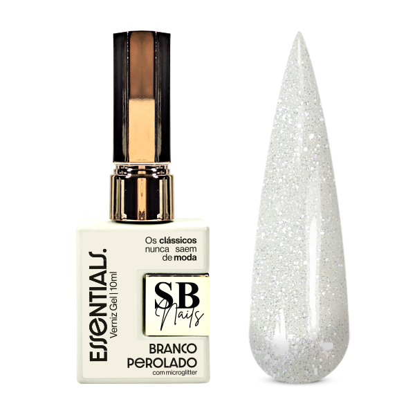 Verniz Gel Essentials Branco Pérolado 10ml