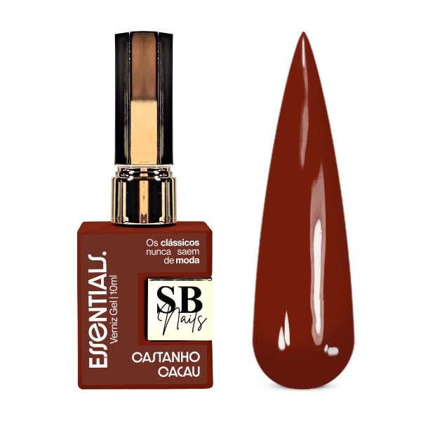 Verniz Gel Essentials Castanho Cacau 10ml