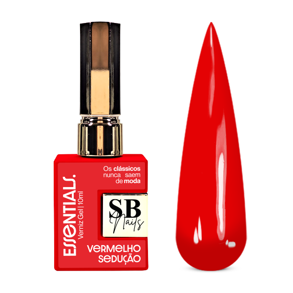Verniz Gel Essentials Vermelho Sedução 10ml