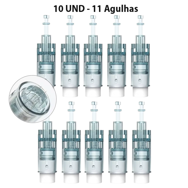 Pack 10 Ponteiras 11 Agulhas Dermapen M7S