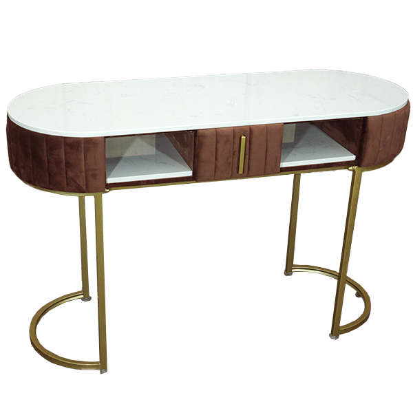 Mesa Concept Lovely Plus em Veludo Chocolate