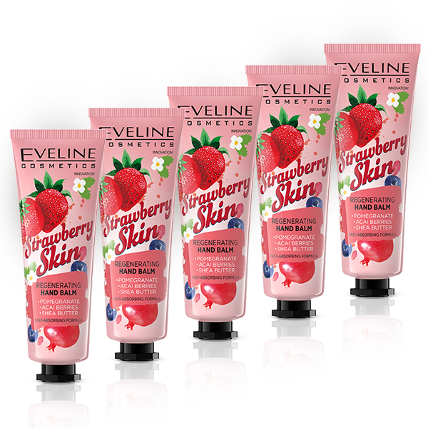 Pack 5 Unidades Creme de Mão Morango 50ml