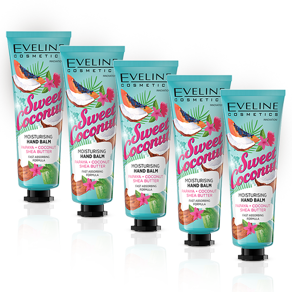 Pack 5 Unidades Creme de Mão Coco 50ml