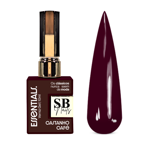 Verniz Gel Essentials Castanho Café 10ml