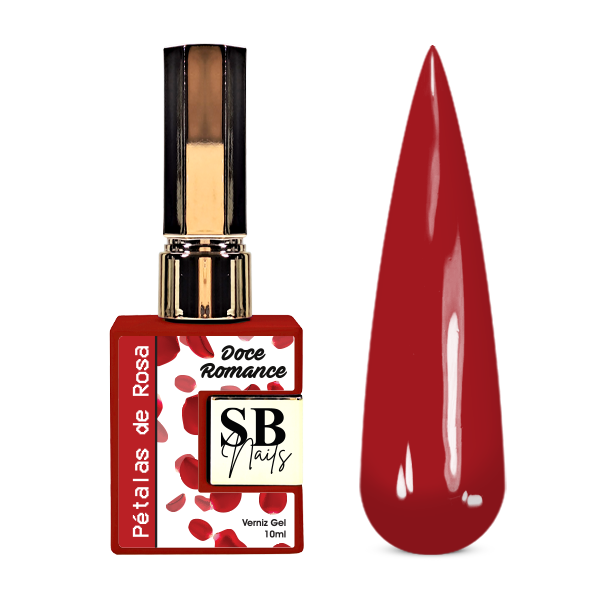 Verniz de Gel Doce Romance Petalas de Rosa 10ml
