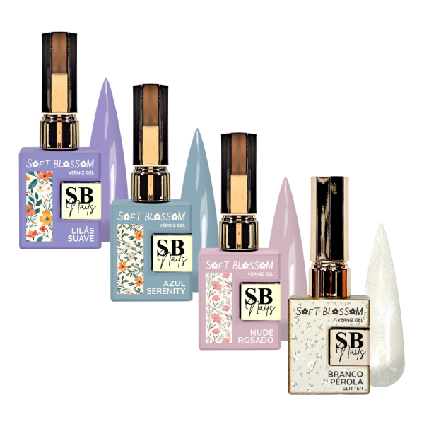 Pack Verniz Gel Soft Blossom 10ml