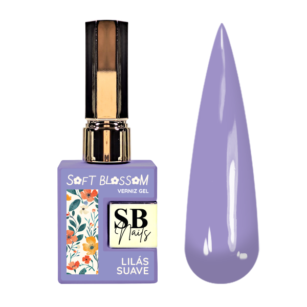 Verniz Gel Soft Blossom Lilás Suave 10ml