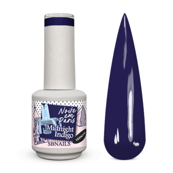 Verniz Gel Noite em Paris Midnight Indigo 10ml