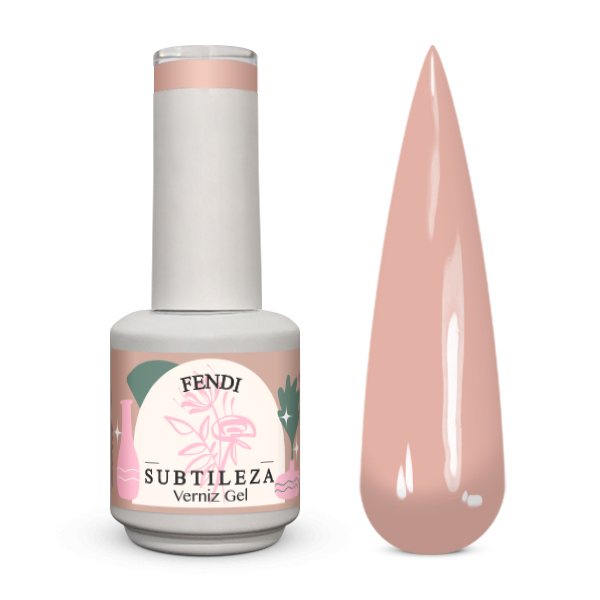 Verniz de Gel Subtileza Fendi 10ml