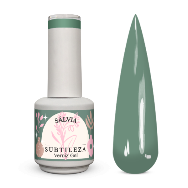 Verniz de Gel Subtileza Sálvia 10ml